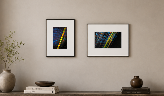 Studies in Bioluminescence- "Hello Hello" and "Signals" Duo Matted Prints- Limited Edition